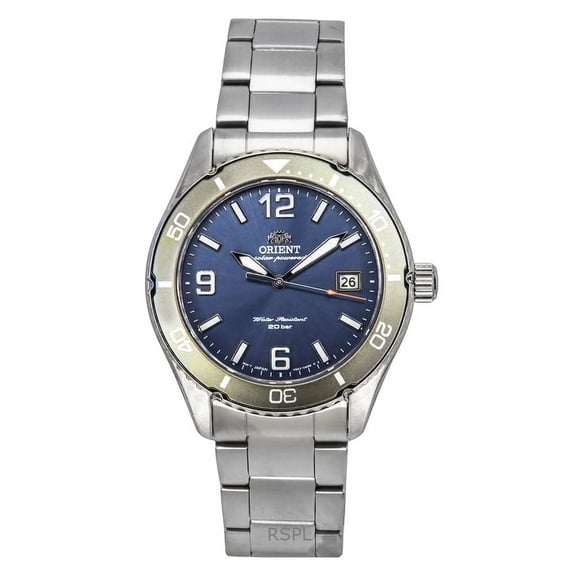 Reloj Digital Orient Mako III Acero Inoxidable Azul Masculino