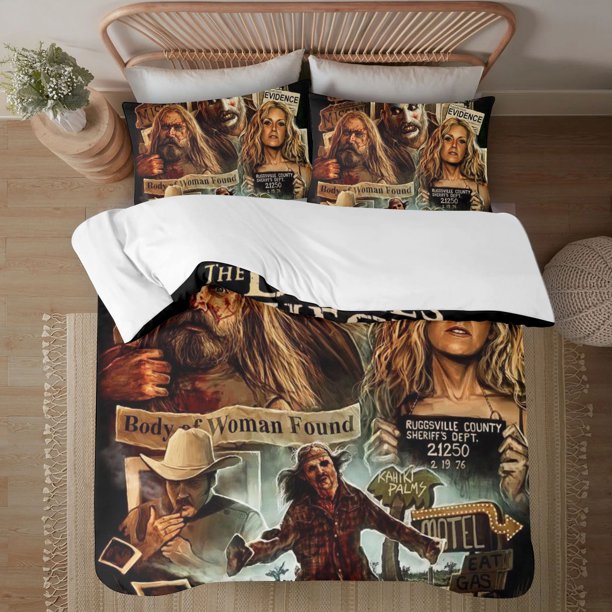 The Devil's Rejects 3-Piece Bedding Set For Kids Boys Girls Adult Cartoon Warm Cute Fashion Holiday Present Gift Bed Sheets