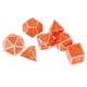 thumbnail image 2 of Juego De Dados De Juego De Mesa De Aleación De Zinc De 7 Piezas Dados De Juego De Entretenimiento Duradero Naranja, 2 of 5
