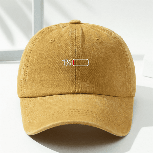 Men's Washed Printed Baseball Cap