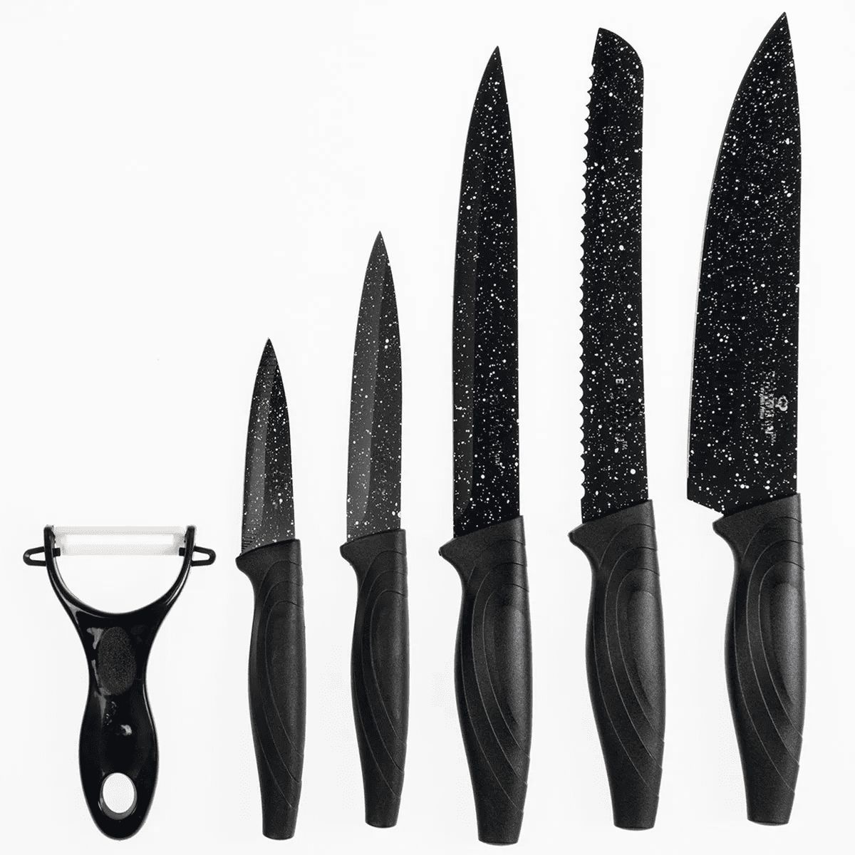 Ereasthqs - Set 6 Cuchillos Cocina Profesionales Mango Antideslizante