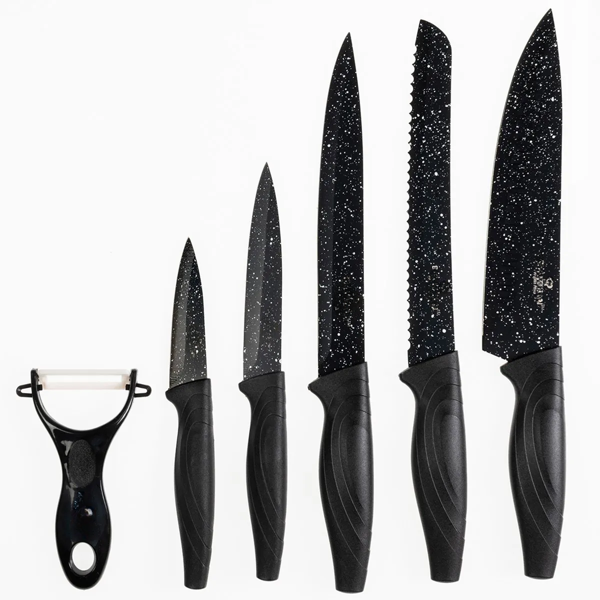 Ereasthqs - Set 6 Cuchillos Cocina Profesionales Mango Antideslizante