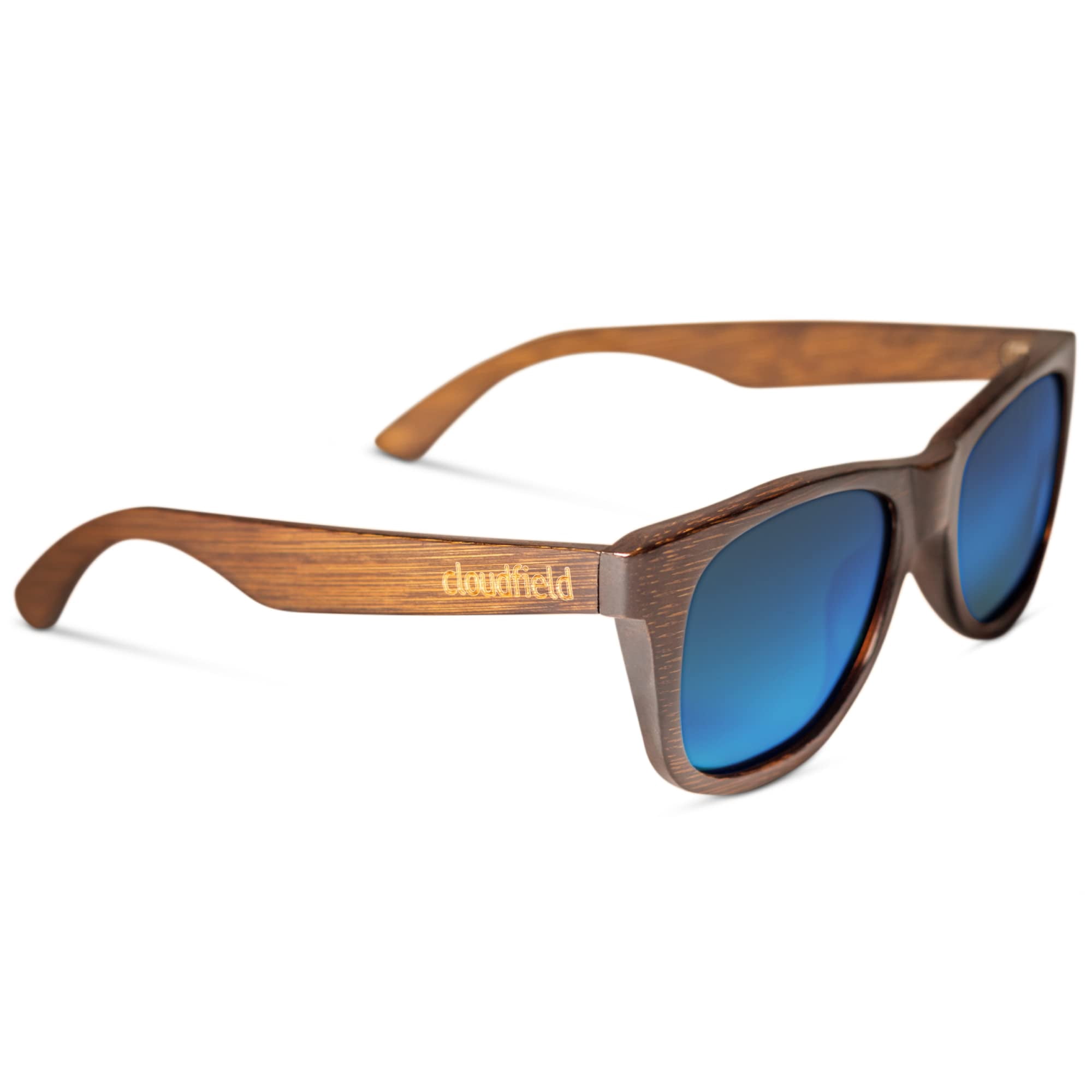 Gafas De Sol Cloudfield Con Montura De Madera Y Lentes Polarizadas De 9 Capas
