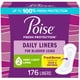 thumbnail image 1 of Panty Liners Poise Daily con 2 gotas, absorción muy ligera, x176, 1 of 8