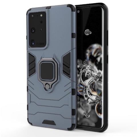 Foxdock Funda Antigolpes Para Samsung Galaxy S21 Ultra 5G – Protección Total Con Soporte Y Diseño Robusto