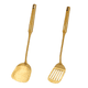 thumbnail image 1 of Juego de utensilios de cocina de acero inoxidable, 2 piezas de utensilios de cocina dorados, 1 of 5