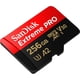 thumbnail image 1 of Tarjeta de memoria SanDisk Extreme Pro Micro SDXC UHS-I U3 A2 V30 (256 GB), 1 of 3