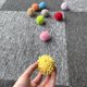 thumbnail image 4 of Juguetes de Pelota para Gato YUBONUS 9 piezas de peluche multicolor con cascabel, 4 of 5