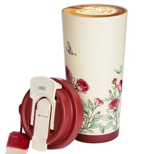 Mug Térmico Acero Inoxidable | 400Ml | Bebidas Frías Y Calientes - Bcasual - Rojo