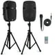 thumbnail image 1 of Sistema PA portátil Pyle PPHP1049KT 1000W Bluetooth de 2 vías, 1 of 3