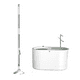 thumbnail image 1 of Mopa Giratoria Y Cubo con 4 Almohadillas Gruesas Microfibra Lavables, 1 of 4