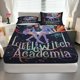 thumbnail image 1 of Magic Fantasy Anime Fitted Sheet Set Coreless, Halloween Theme, Witchcraft Bedding, Soft Breathable Polyester, All-season Use, 1 of 1