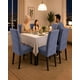 thumbnail image 3 of Juego De 6 Fundas Para Sillas De Comedor Ajustables Texturizadas, 3 of 6