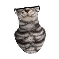 Ioensy - Bandana Bufanda Cara Cubierta Con Oreja Colgante 24Cmx34Cm Transpirable Para Hombres Mujeres Estilo C