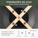 thumbnail image 5 of Pack 2 Taburetes Piso Bar Acolchado Altura 65cm Eames Tulip Negro, 5 of 10