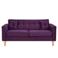 Bodevir - Sofa New Retro 3C Felpa 05 Morado