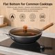 thumbnail image 4 of Wok WANGYUANJI de Acero al Carbono 32 cm Fondo Plano con Tapa, 4 of 8