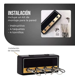 thumbnail image 3 of Porta Llaves Belug Pared Cajas Adornos Decoracion Llavero Negro, 3 of 5