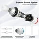 thumbnail image 2 of Auriculares intrauditivos con cancelación de ruido y sonido envolvente 3D, tres almohadillas de silicona, carcasa de aleación de aluminio y estuche para el casco de Quest 3-Blanco, 2 of 7