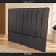thumbnail image 5 of Respaldo de cama 2 plazas Kumara lineal en lino gris, 5 of 5