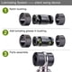 thumbnail image 4 of Perchas Giratorias Silent Heavy Duty Paquete De 2 Unidades De Acero Inoxidable, 4 of 7