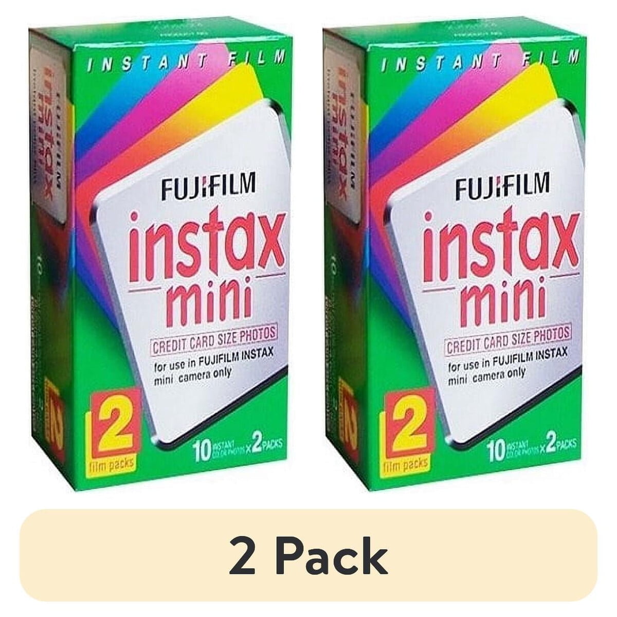Papel Fujifilm Instax Mini Twin Pack 20 Hojas Iso 800