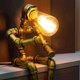 thumbnail image 5 of Lámpara de mesa LCYY.TG Steampunk Robot de metal 110V, 5 of 6