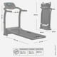 thumbnail image 4 of Trotadora Eléctrica TREADMILL II Negra Bluetooth 2.0 HP Plegable 12 km/h 120 kg, 4 of 4