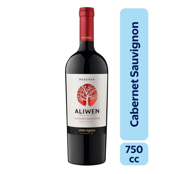 Vino Tinto Aliwen Cabernet Sauvignon Botella, 750 ml