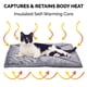 thumbnail image 4 of Cama para gatos Furhaven ThermanAP, autocalentable, lavable, gris, pequeña, 4 of 8