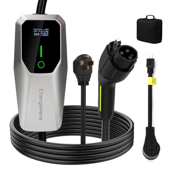 Cargador de Baterías CHARGEHERE Nivel 1 y 2 32 A 7,68 kW 7,6 m