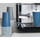 thumbnail image 5 of Tazas de café LITOPAK de papel de 16 onzas, paquete de 100 con tapas, azul/gris, 5 of 7