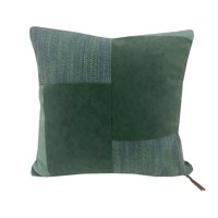 Hebra - Cojín Patchwork Verde 45X45