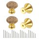 thumbnail image 1 of Pomelos de cajón Uxcell, 4 piezas de 1.1 pulgadas (28mm) de diámetro, decoración de diamante brillante para armario, 1 of 6