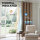 thumbnail image 4 of Cortinas opacas Joydeco con aislamiento térmico de 183 x 183 cm, color caqui, 4 of 9