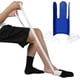 thumbnail image 1 of Kit de ayuda para calcetines: fácil de poner y quitar, ligero y fácil de usar, calzador con ganchos, ideal para personas que viven de forma independiente, ayuda a ponerse zapatos, calcetines y camisas, 1 of 7