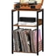 thumbnail image 1 of Soporte Para Tocadiscos De 3 Niveles Con Almacenamiento Para 100 Álbumes, 1 of 9
