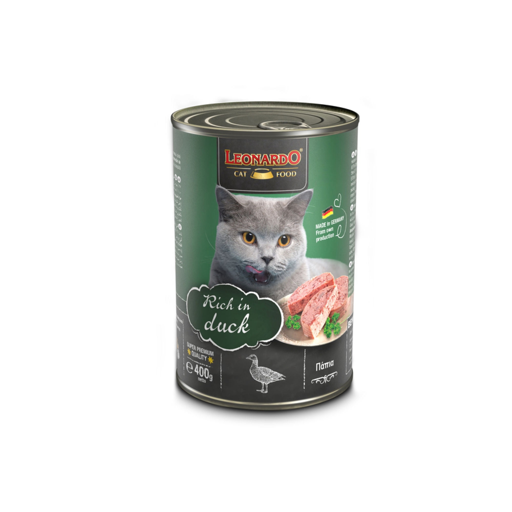 Display 6 unidades Alimento Super Premium Pato Gato 400gr