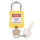 thumbnail image 2 of Seguridad Seguridad Bloqueo Candado con llave diferente amarillo, 2 of 5