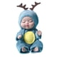 thumbnail image 4 of Dibujos Animados Dormir Mu?eca Llavero Accesorios Coche Juguete Regalos Decoración Alce, 4 of 5