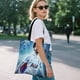 thumbnail image 5 of Son Heung-min Bolso de tela con estampado de lienzo para mujer, bolsa de compras reutilizable y estética, con cremallera interior, regalo para mujer, 35 × 40 cm., 5 of 6