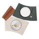 thumbnail image 4 of XmhyTop Juego de 4 Manteles Individuales de Piel Sintética, Impermeables, Fáciles de Limpiar, Resistentes al Calor y Antideslizantes para Uso Interior y Exterior, 50*29cm, Estilo D, Marrón, 4 of 5