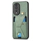 thumbnail image 4 of Funda Resistente para Honor 80 con Tarjetero y Soporte, Diseño Magnético Verde, 4 of 5
