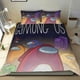 thumbnail image 1 of Among Us Conjunto de sábanas temático, trío de piezas, cómodo y amigable con la piel, diseño único, regalo de decoración para el hogar para familiares, amigos y fans,140cm *210cm, 1 of 6