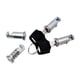 thumbnail image 1 of Cerraduras y llaves cruzadas, conjunto de cilindros de cerradura, núcleos de cerradura prácticos y resistentes, cerraduras para portaequipajes de tech, 1 of 5
