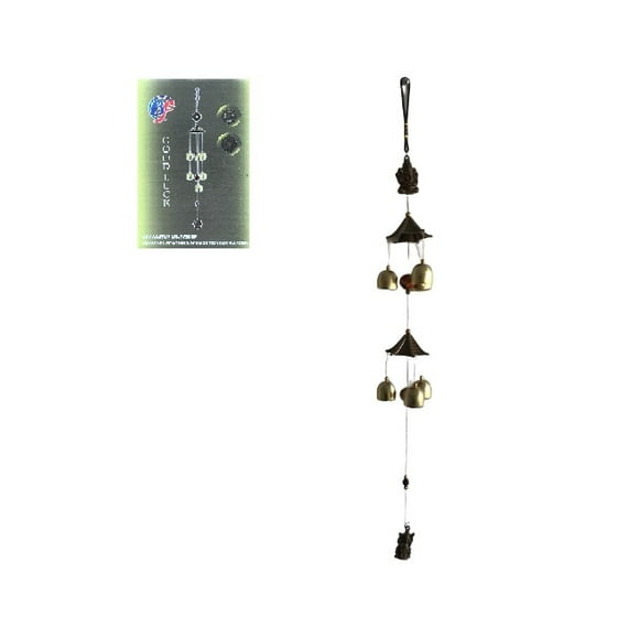 Campana De Viento Ganesh Buda Techo Campanas 67cm