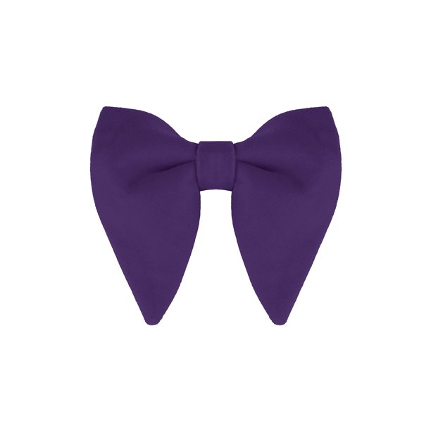 INSPIRE CHIC Pajaritas de Terciopelo Unisex Pre-atadas Formales Sólidas Corbatas de Moño Índigo Púrpura
