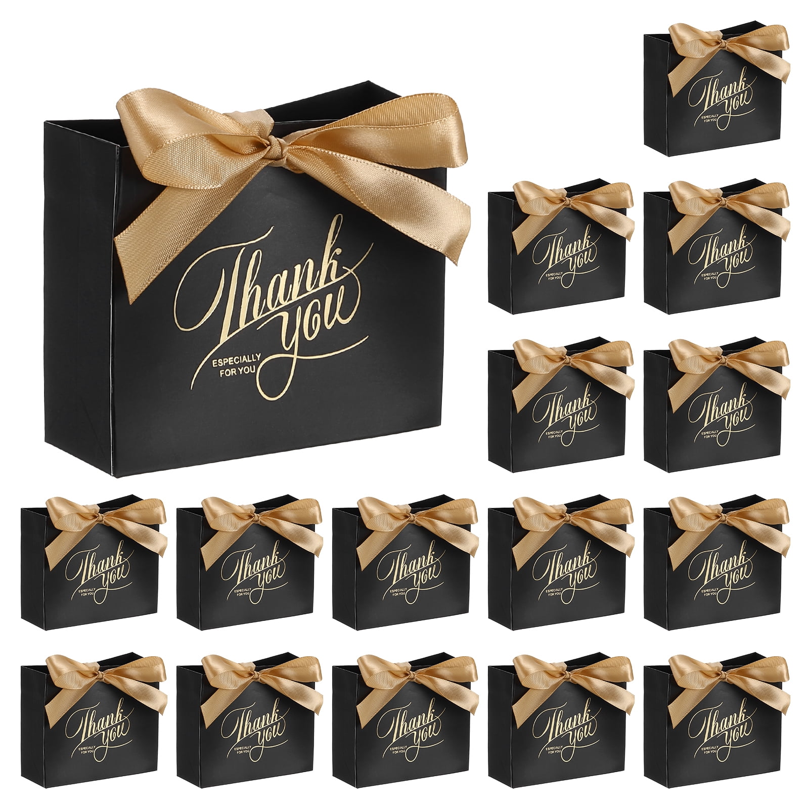 Bolsa De Regalo Uxcell Con Cintas Color Champán 16 Piezas