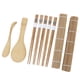 thumbnail image 4 of Juego De 9 Piezas Para Hacer Sushi, Bambú, Fácil De Usar, Tapete Para Sushi, Cocina, Fiestas En Casa, 4 of 5