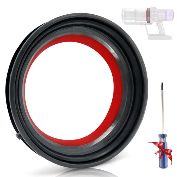 Anillo de sellado fijo en la parte superior de un cubo de basura para aspiradora Dyson V10